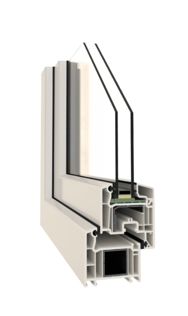 Profil okna PCV Veka Softline 70 AD
